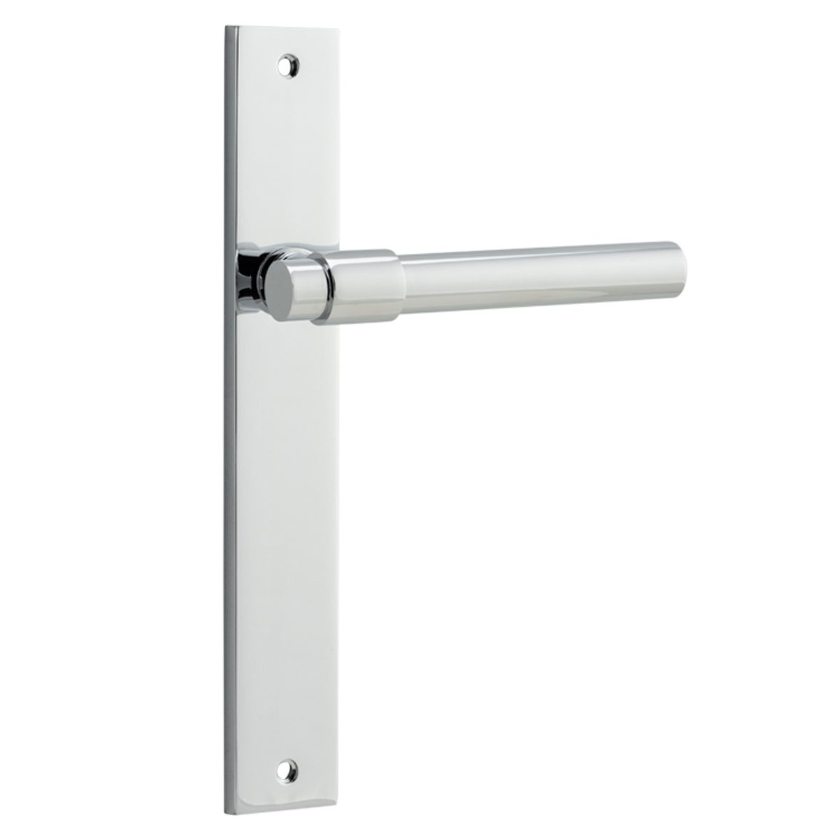 11896 - Helsinki Lever - Rectangular Backplate - Polished Chrome - Passage