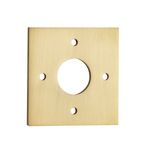 17126 - Adaptor Plate - Square - Brushed Gold PVD