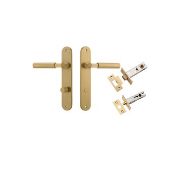 Berlin Lever - Oval Backplate Privacy Kit