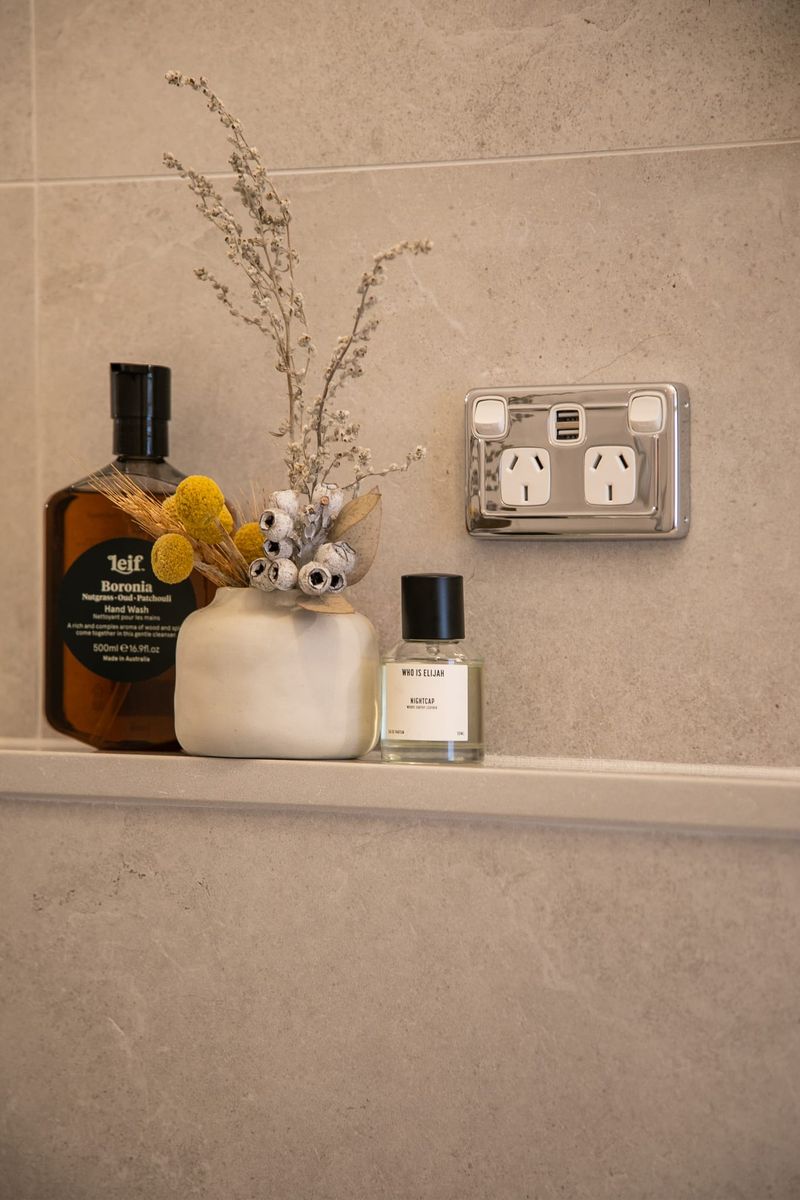 3 Gang Flat Plate Rocker Switches with Double Socket