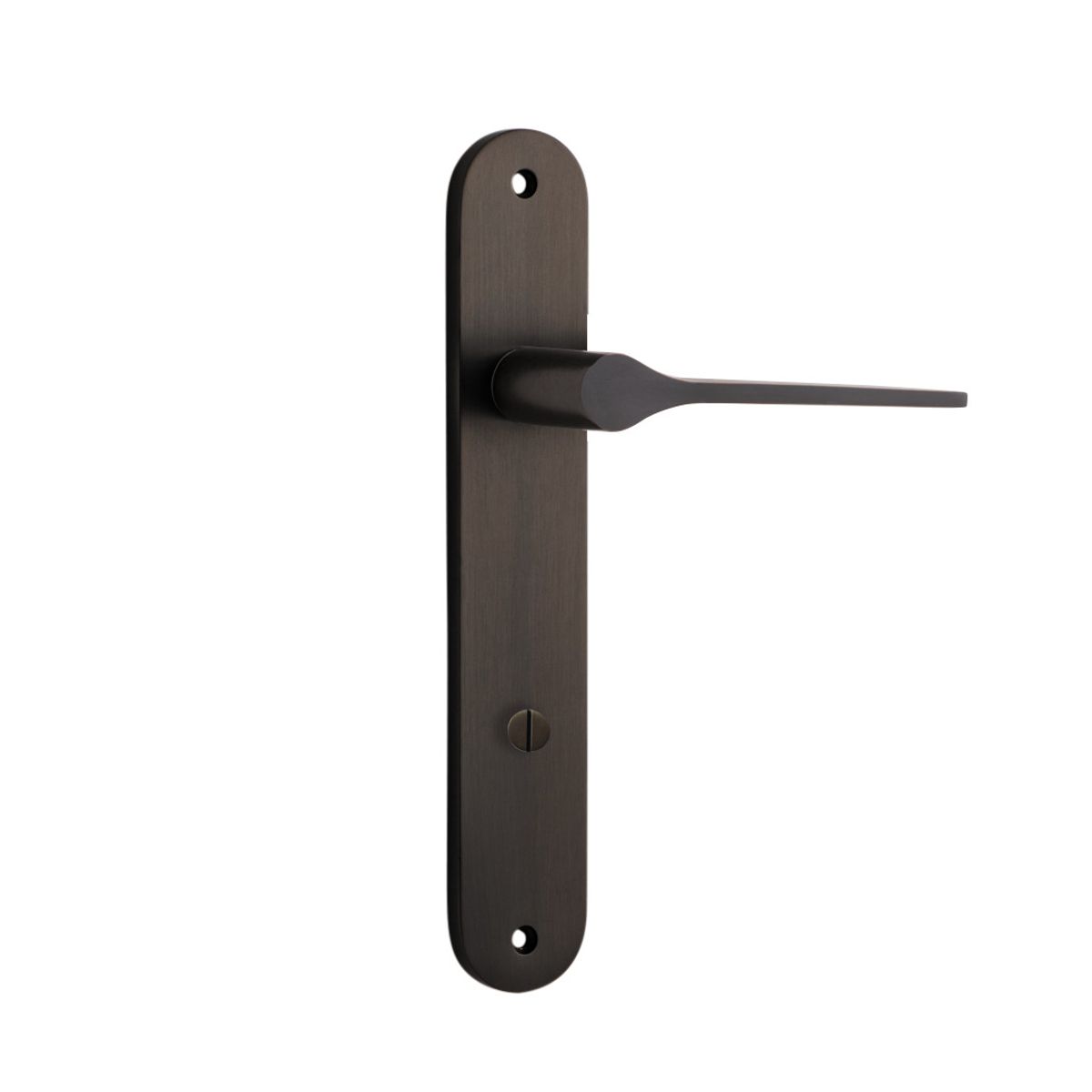 10770 - Como Lever - Oval Backplate - Signature Brass - Passage